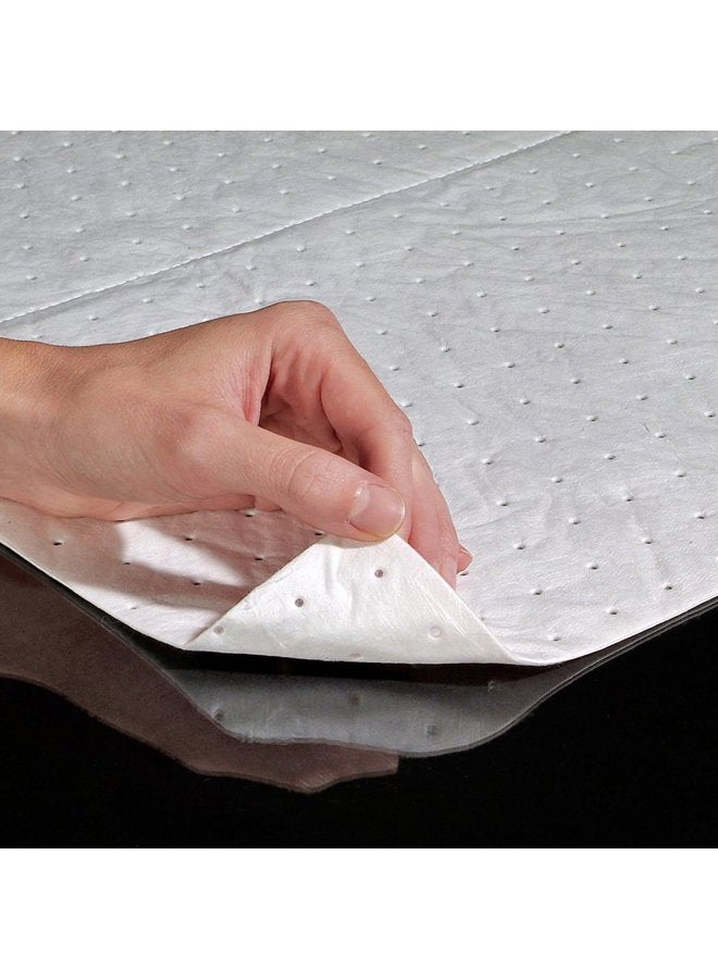 PIG New Pig Oil-Only Absorbent Mat Roll, 16-Gal Absorbency, Mediumweight, Absorbs Oil-Based Liquids, Repels Water, 150' L x 15" W, White (1 Roll), MAT446 - Image 4