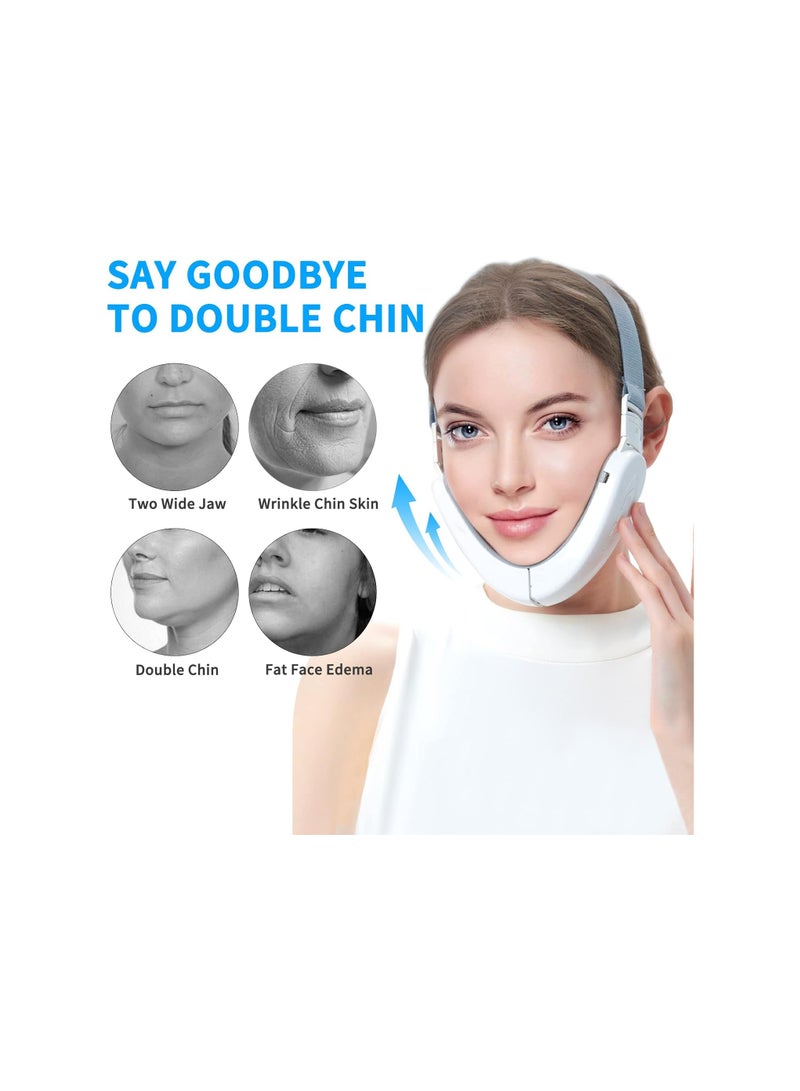 Electric Double Chin Reducer Machine, Smart V Face Beauty Device for Women with Magnetic Massage, 6 Modes & 12 Intensity Levels for Effective Double Chin Elimination (1 Pack) - Image 2