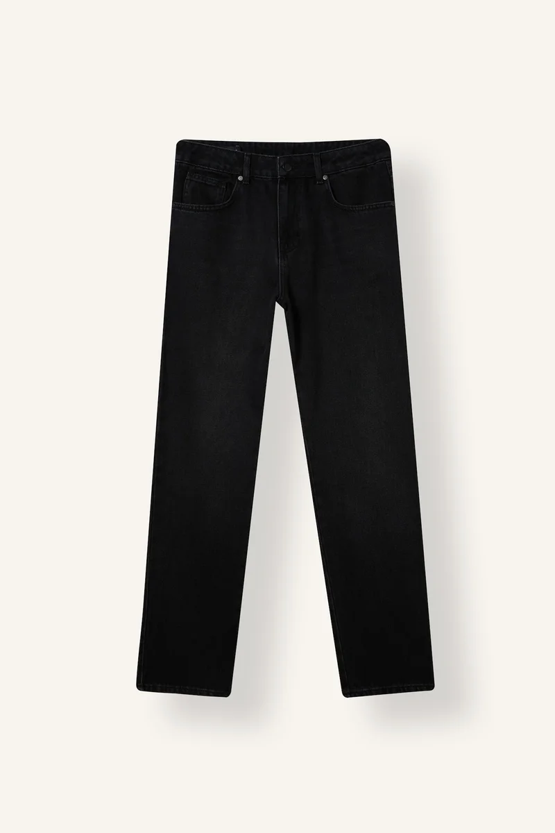 Defacto Straight Fit Regular Hem Trousers