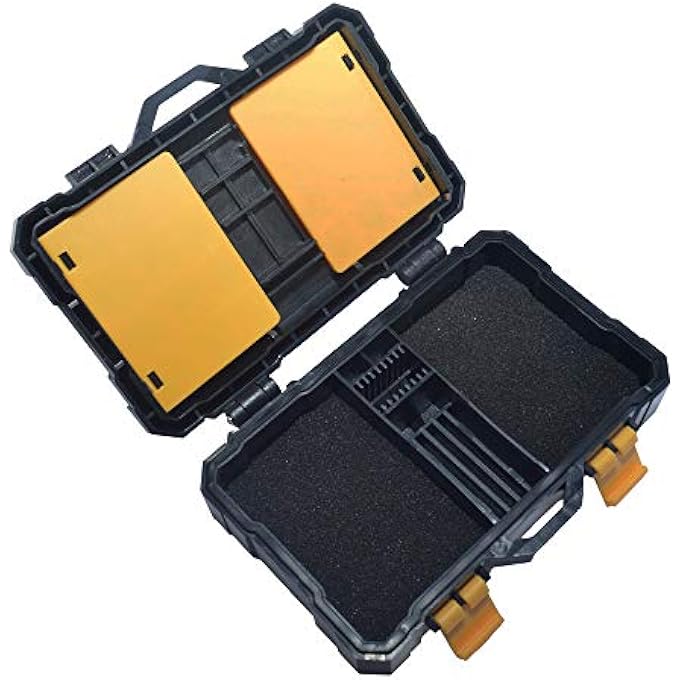 rayihni COOPIC CP-PB01 2 IN 1 MEMORY CARD HOLDER CASE WITH 2 CAMERA BATTERY SLOTS COMPATIBLE WITH CANON LP-E6 LP-E8 LP-E12 LP-E17 NB-13L NP-FZ100 NP-FW50 NP-BX1 NP-W126 NP-W126S EN-EL15 EN-EL14 - Image 1