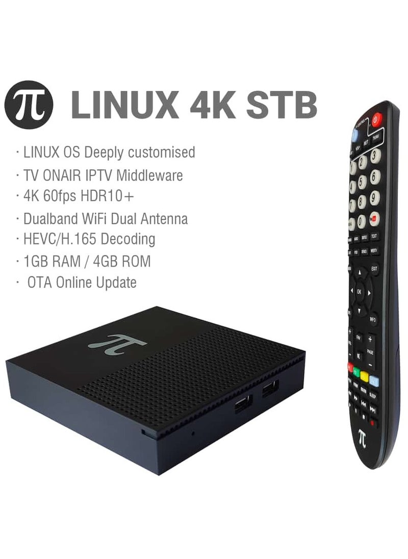Generic LINUX 4K STB TV ONAIR 4K RECEIVER 