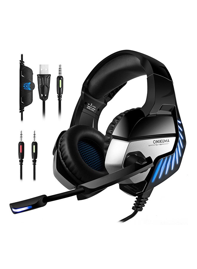 K5 Pro Stereo Over-Ear Gaming Wired Headset With Mic - Image 4