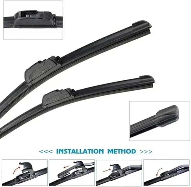 Wivplex Car Front Wiper Blades for Civic 1998-2003 - Image 2