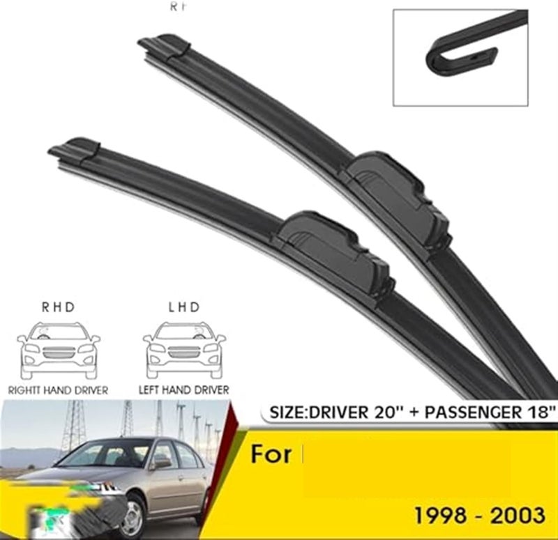 Wivplex Car Front Wiper Blades for Civic 1998-2003 - Image 3