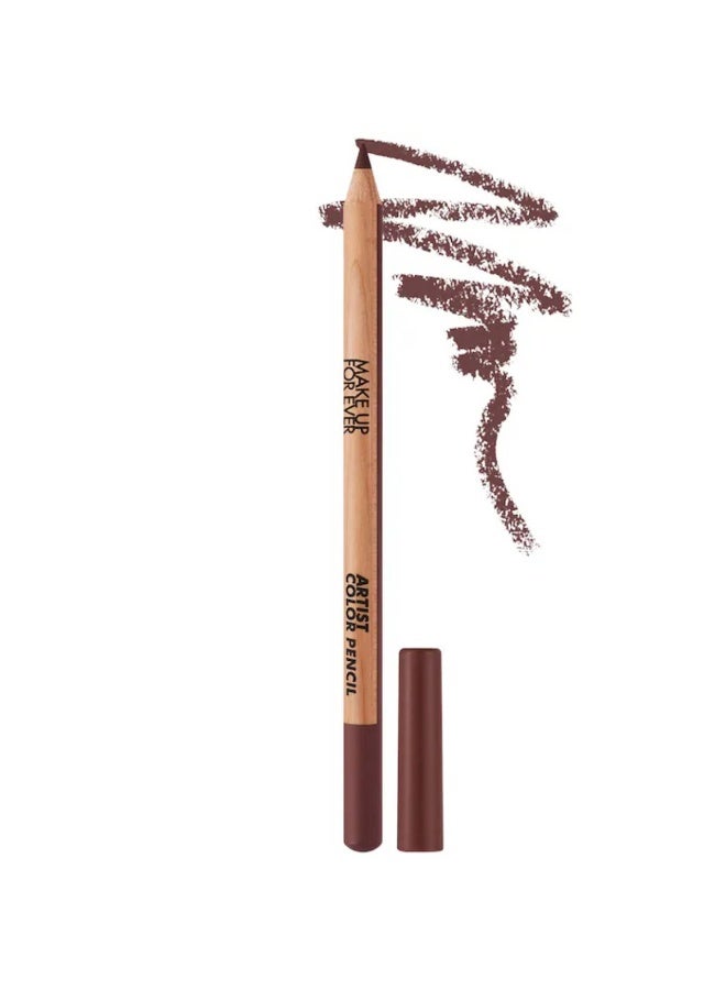 MAKE UP FOR EVER Artist Color Pencil: Eye, Lip & Brow Pencil,610 Versatile Chestnut, 1.41g - Image 1