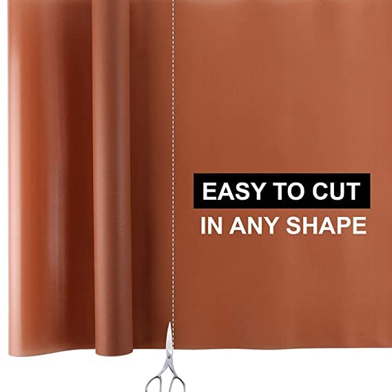 ElastPro (45 cm X 1.5 m X Pack of 3) Brown EVA Food Grade Washable Anti Slip Mat/Sheet for Fridge, Shelf Liner, Table, Kitchen Drawer mat (Diamond Texture, Brown) - Image 4