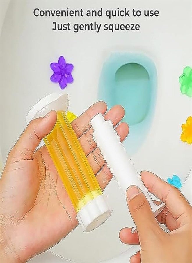 Anasis Air Freshener Toilet Freshener and Cleaner Flower Gel Removes Bad Odor Long-Lasting Toilet Cleaning Gel Pack of 1 - Image 5