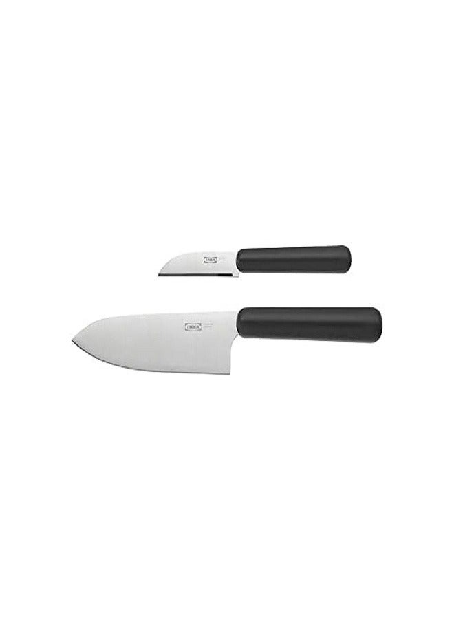 Fordopla two-piece knife set, grey - Image 1
