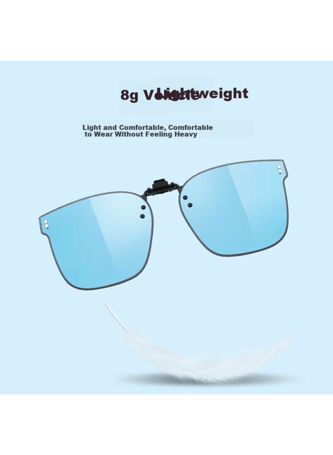 Parim Lightweight Clip-on Sungl For Women And Men, Foldable Polarized Driving Sungl With Clip-on Desig