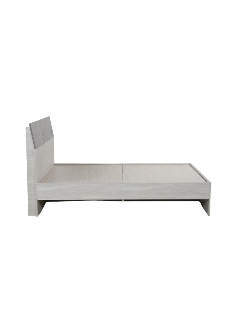 ROYALOAK Harvey Queen Bed Wihtout Storage, Durable MDF Frame with Melamine Finish, Modern Design, Multi-Design Base, Sturdy Construction, Queen Size Bed Without Storage - Image 5