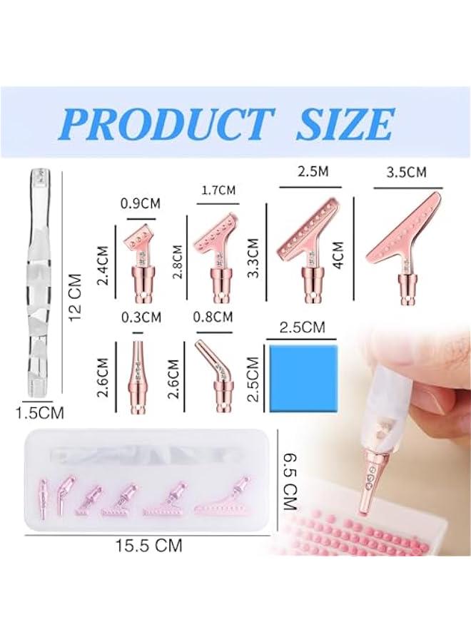FYLX Ergonomic Resin Diamond ting Pen Set with Metal Ti and Glue Clay  Comfortable Craft Tool for DIY 5D Diamond ting - Image 2