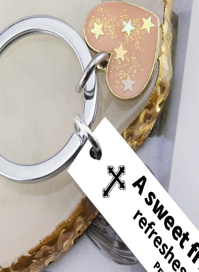 OEHEDOU Christian Gifts For Women Friendship Christian Gifts For Women Religious Gift For Female Christians Friendship Gift For Female Friends Religious Items For Females Friends Friendships Keychain - Image 5