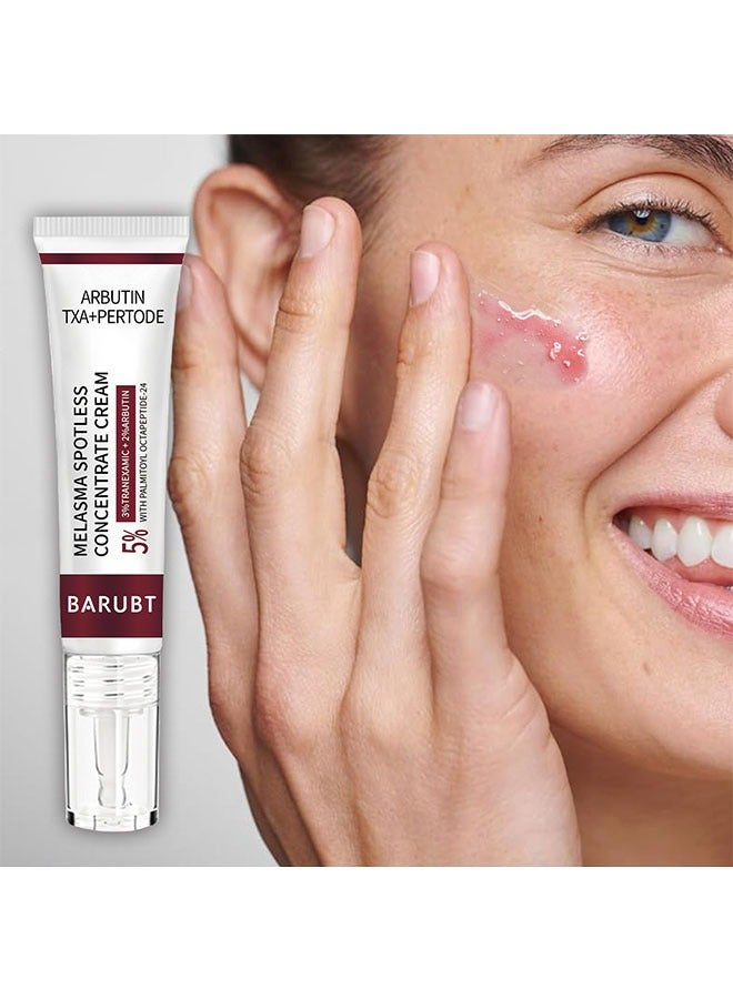 BARUBT Melasma Spotless Concentrate Cream 15g, Moisturizing Hydrating and Firming Cream for Dark Spot, Melasma, Age Spots, Freckle Remover Cream, Reduce Dark Circles and Fine Lines - Image 3