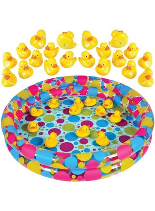 Gamie Duck Pond Matching Game for Kids Includes 20 Plastic Ducks with Numbers and 3’ x 6” Inflatable Pool - Fun Memory Game - Water Outdoor Game for Children, Preschoolers, Birthday Party - pzsku/Z17690A0311E2A2E17F61Z/45/1745646842/057fde56-bccd-48a9-aebe-6d9fb6c83f21