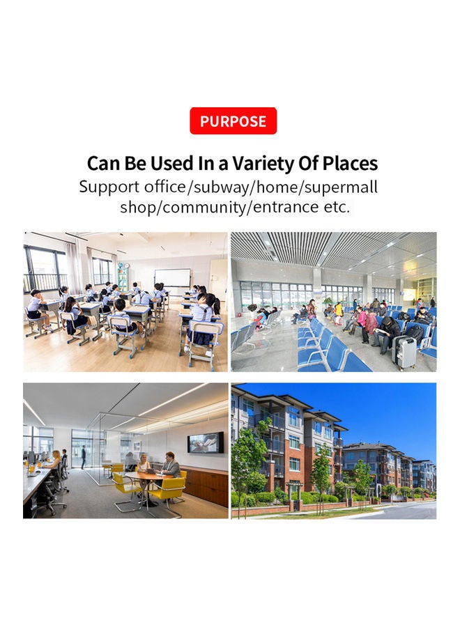 NIBEMINENT Wall Mounted Mini Non-contact IR Thermometer - Image 3