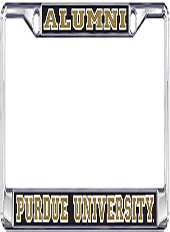 Dixie Dawgs Purdue Boilermakers Metal Domed License Plate Frame for Front or Back of Car Officially Licensed (Alumni)