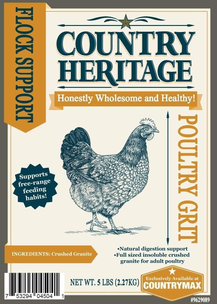 Country Heritage – حبيبات علف للدواجن بحجم كامل مصنوعة من الجرانيت غير القابل للذوبان، مخصصة للدجاج والبط، وزن 5 أرطال - Image 5