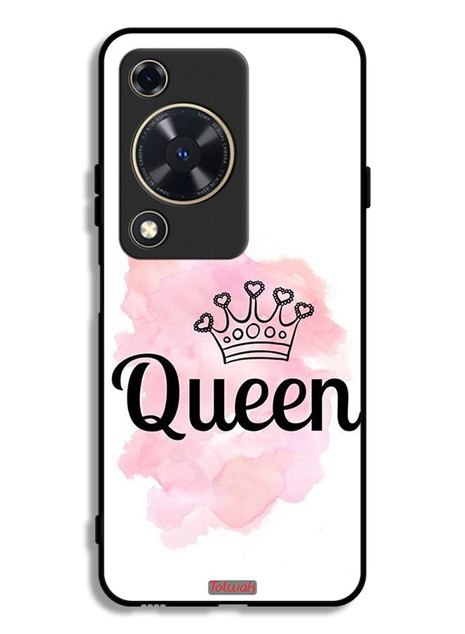 Tolwak Huawei Nova Y72S Protective Case Cover Queen Art