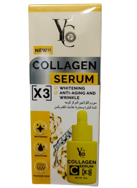 Collagen Serum X3 Whitening And Anti-Aging And Wrinkle 30 g