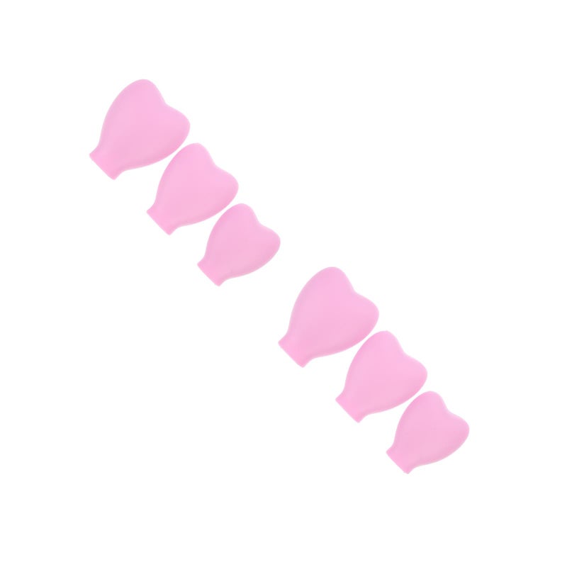 6 pcs Makeup Brush Protector Reusable Covers Brush Sleeve Silicone Brush Covers - Image 1