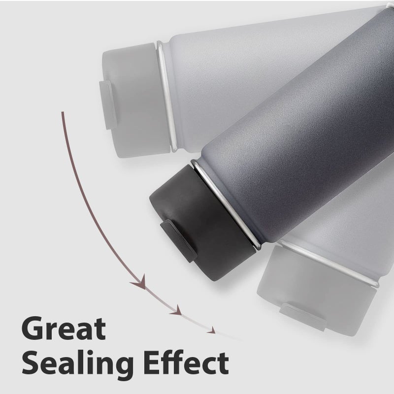 Ullnosoo Gasket Replacement Compatible with Hydro Flask Wide Mouth Flip Lid Cap, 6 PCS Silicone O Ring Leak Proof Seal Compatible with Hydroflask 2 inch with A Tweezer, Easy to Install - Image 3