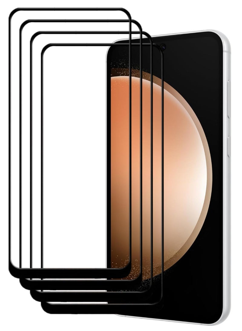 ACLIX 4 Pieces Antistatic ESD Dustproof Premium Quality High Definition Tempered Glass Screen Protector Designed For Samsung Galaxy S23 FE - Image 1