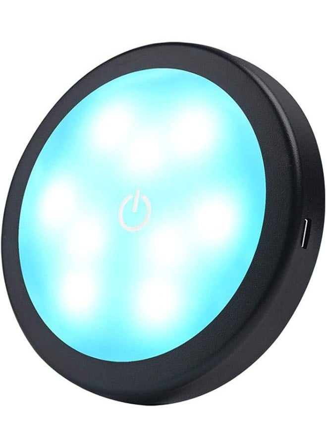 Voice Controlled Rechargeable LED Atmosphere Lamp - Portable Touch Sensor Reading Light for Car and Home