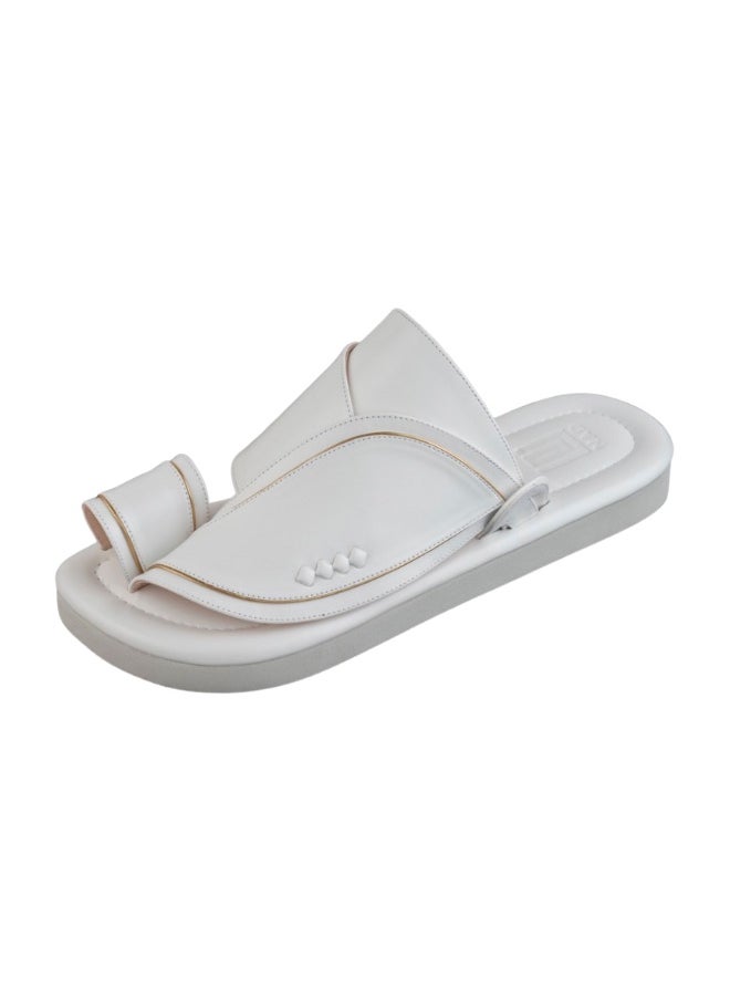 NAD Classic white gilded arabic sandals  - Image 1