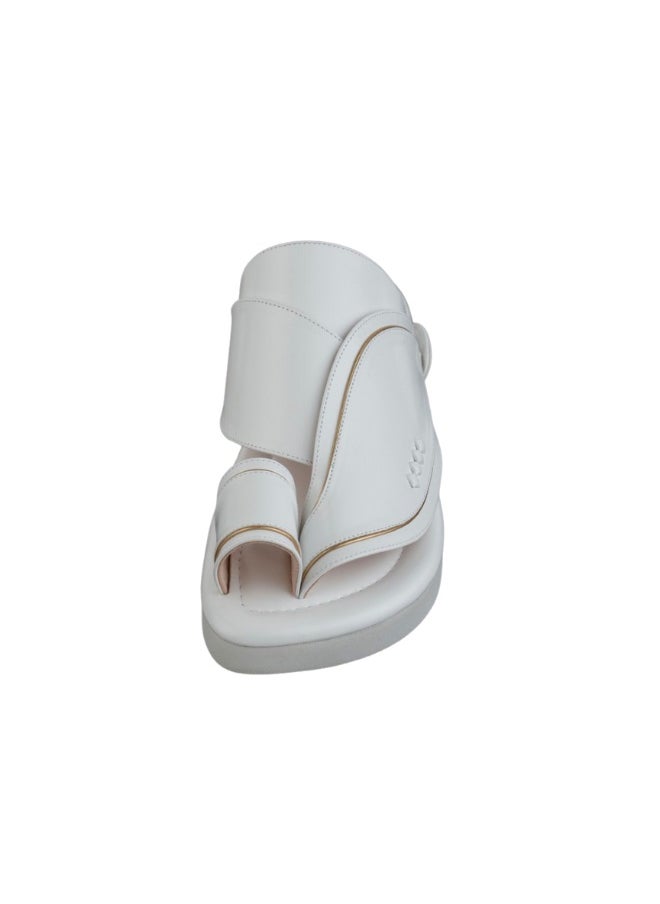 NAD Classic white gilded arabic sandals  - Image 3