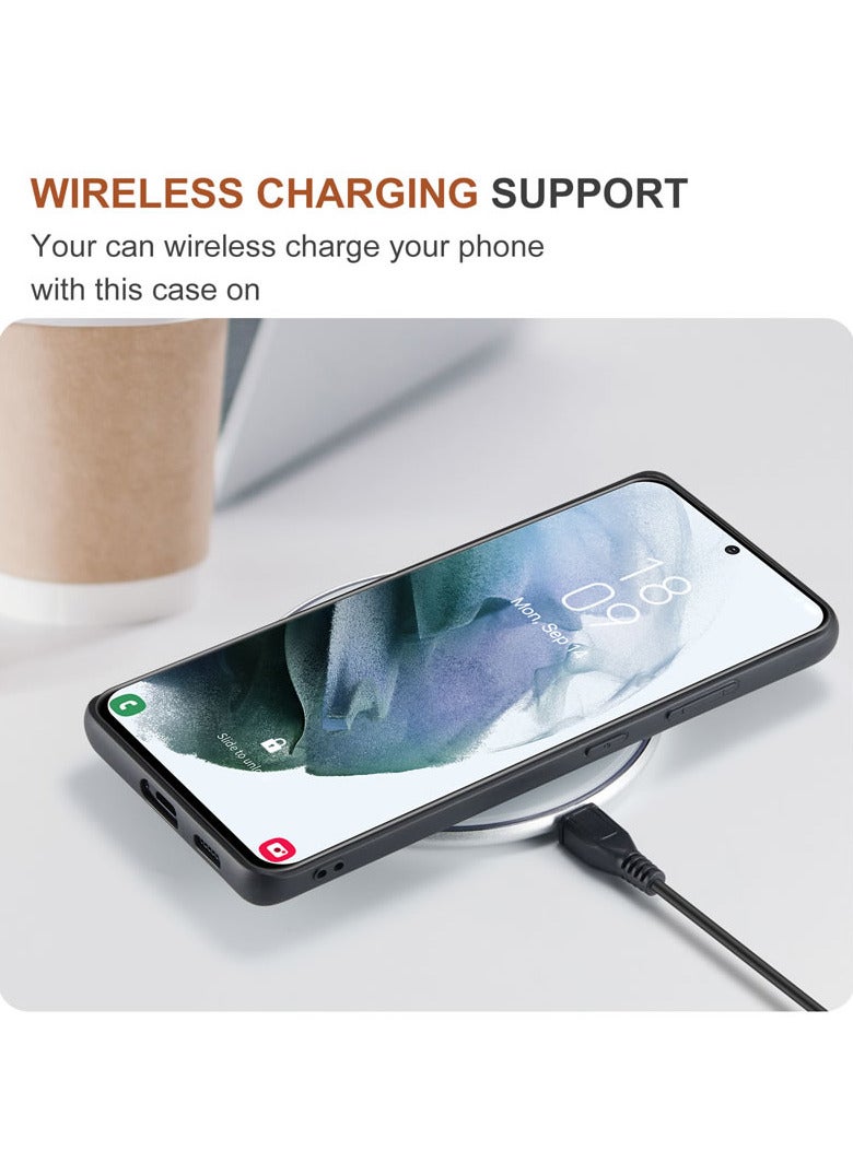 DGMING Wallet Case for Samsung Galaxy S21 Ultra, DG.MING Premium Leather Phone Case Back Cover Magnetic Detachable with Trifold Wallet Card Holder Pocket (Green) - Image 3