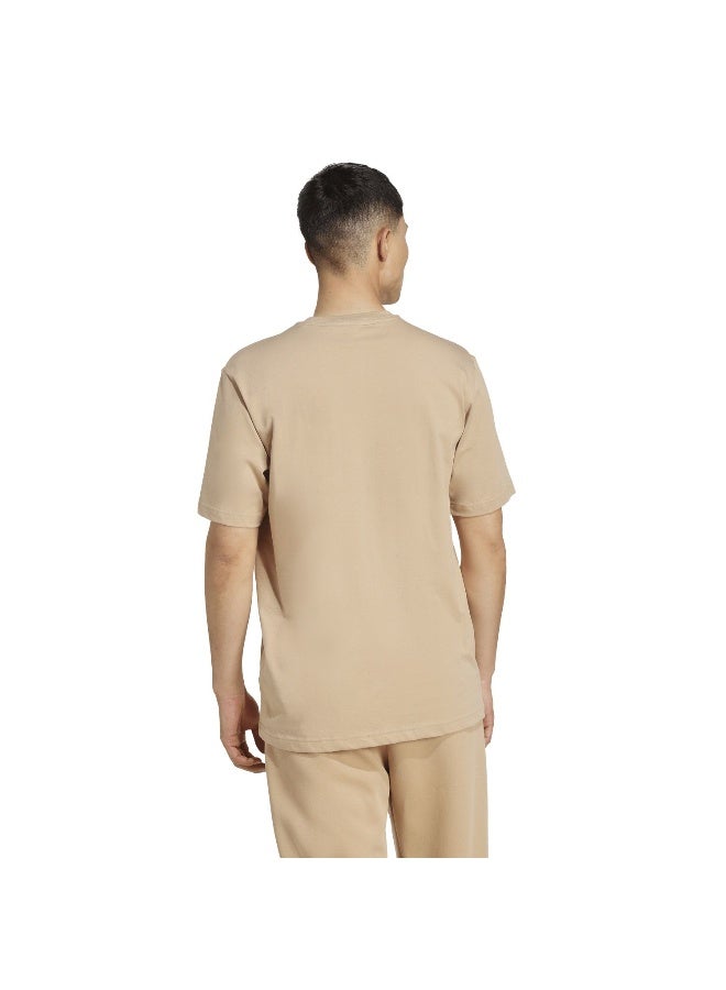 Adidas Adidas M Fi 3Bar Tee Brown T-Shirt (Short Sleeve) T-Shirts For Men - Image 3