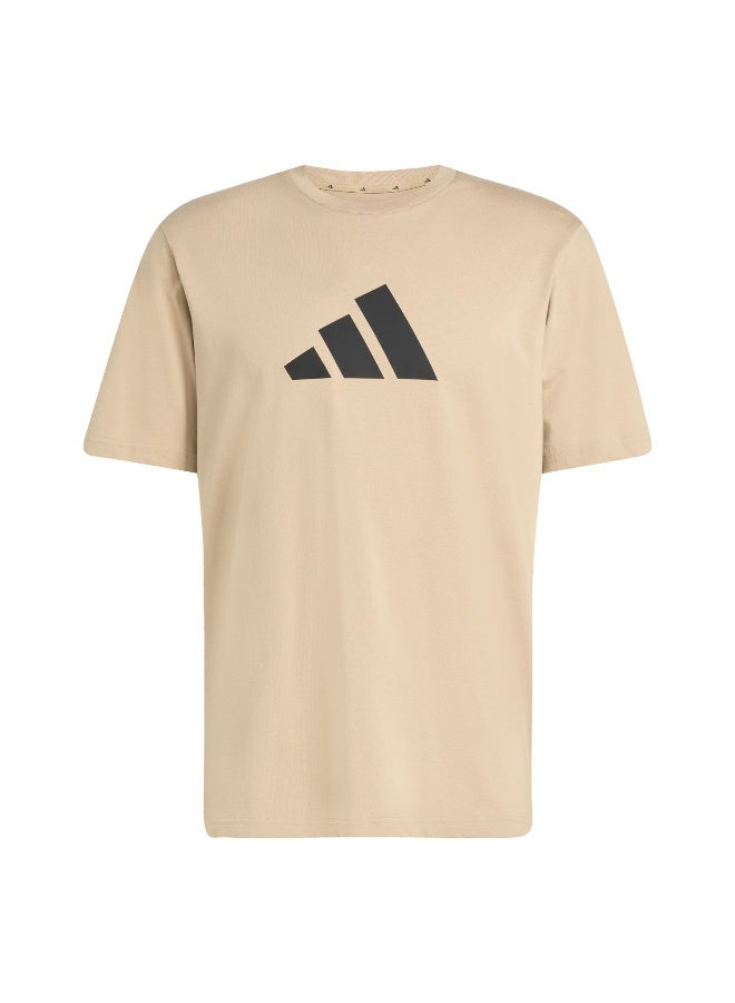 Adidas Adidas M Fi 3Bar Tee Brown T-Shirt (Short Sleeve) T-Shirts For Men - Image 1