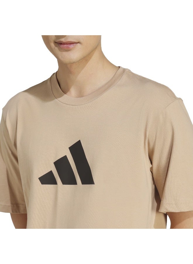Adidas Adidas M Fi 3Bar Tee Brown T-Shirt (Short Sleeve) T-Shirts For Men - Image 5