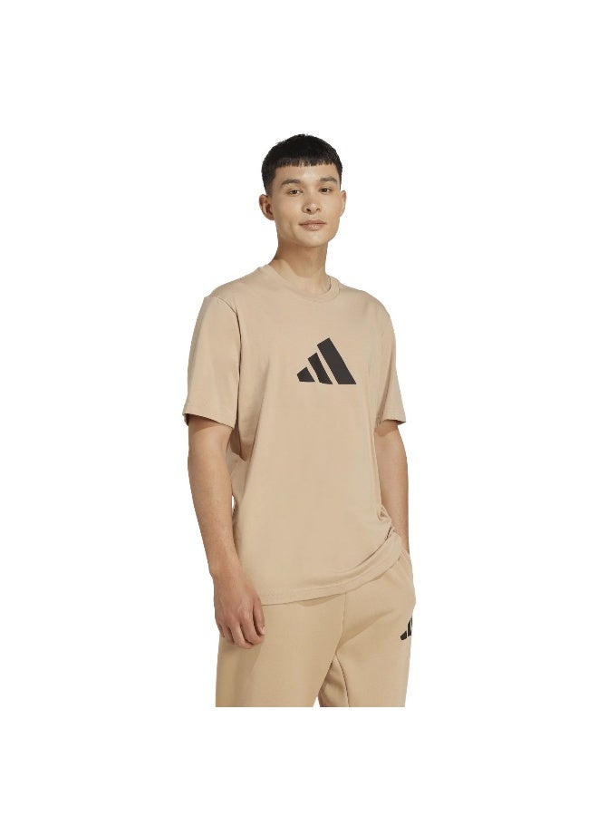 Adidas Adidas M Fi 3Bar Tee Brown T-Shirt (Short Sleeve) T-Shirts For Men - Image 4