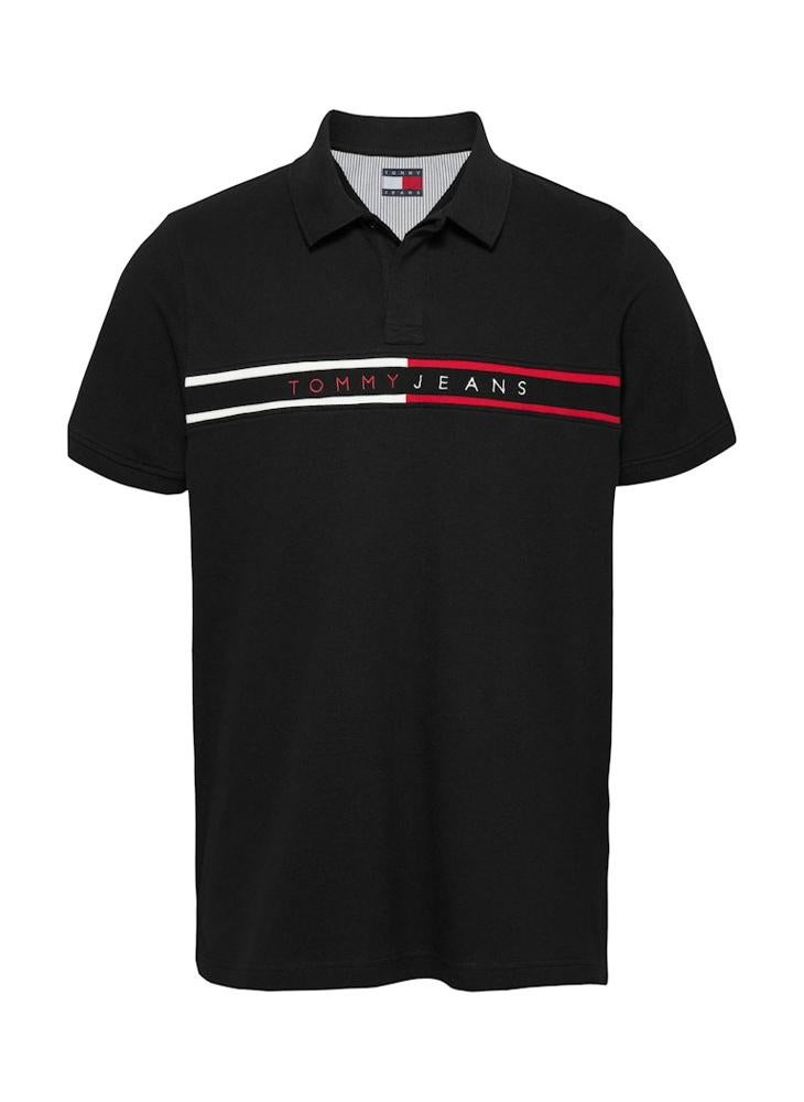 TOMMY JEANS Slim Flag Short Sleeve Polo  - Image 5