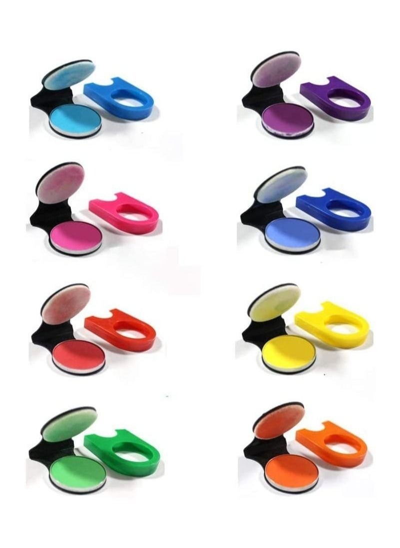 Generic - Hair Chalk for Kids, 8 Pcs Hair Chalk Dye, Portable Temporary Bright Hair 8 Color Dye for Girls Kids Women Gifts for Halloween Makeup Birthday DIY Washable - Image 1
