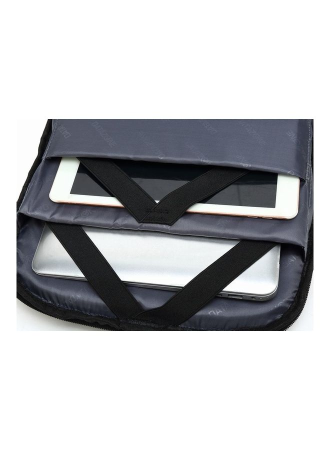 Datazone USB Charging Port Travel Backpack Grey/Black - Image 3