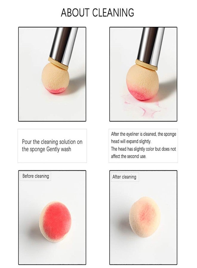 SILPECWEE 1Pc Double Head Acrylic Nail Art Brush Nail Gradient Shading Pen Nail Dust Remover Powder Cleaner Brushes Manicure Design Tool - Image 4