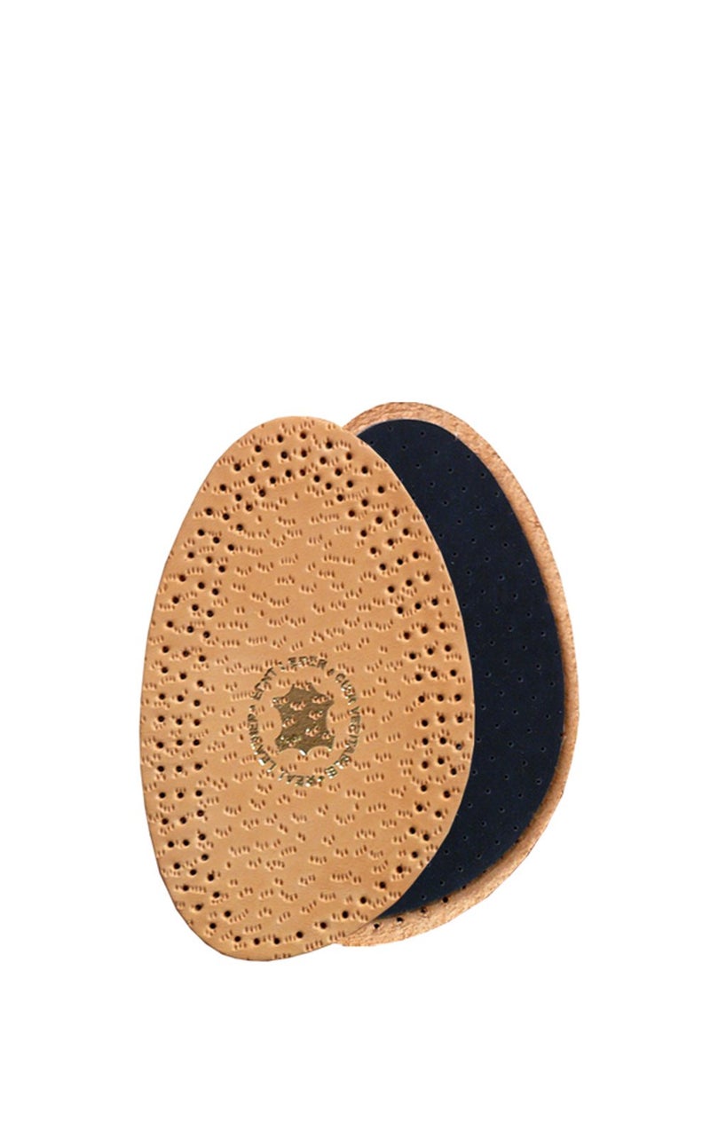 Kaps Halfix Half Insoles - Comfortable Premium Tan Leather & Latex (L8-9 US) - Image 1