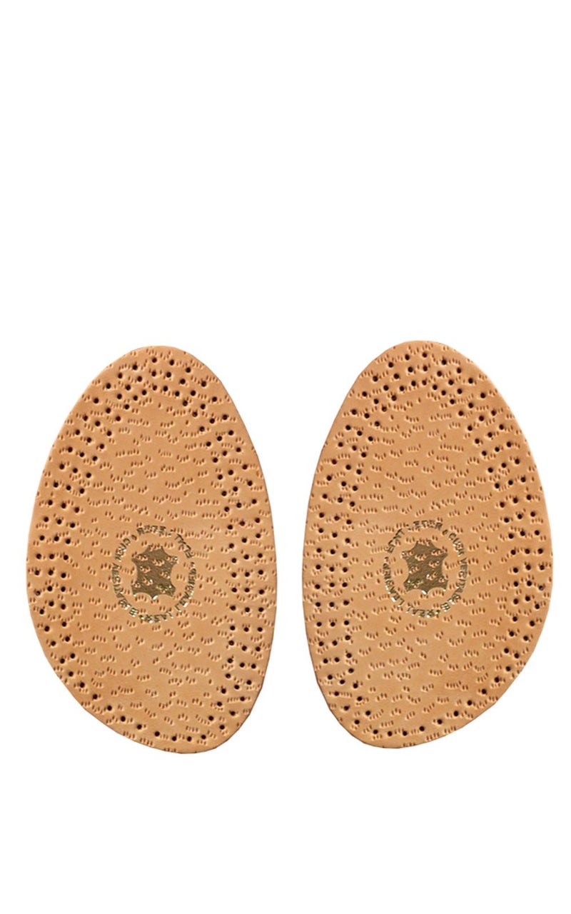 Kaps Halfix Half Insoles - Comfortable Premium Tan Leather & Latex (L8-9 US) - Image 4