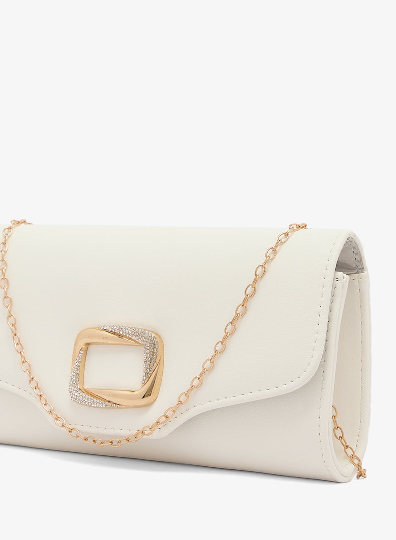 Ella Limited Edition Rectangle Clutch With Gold Accent - Image 3