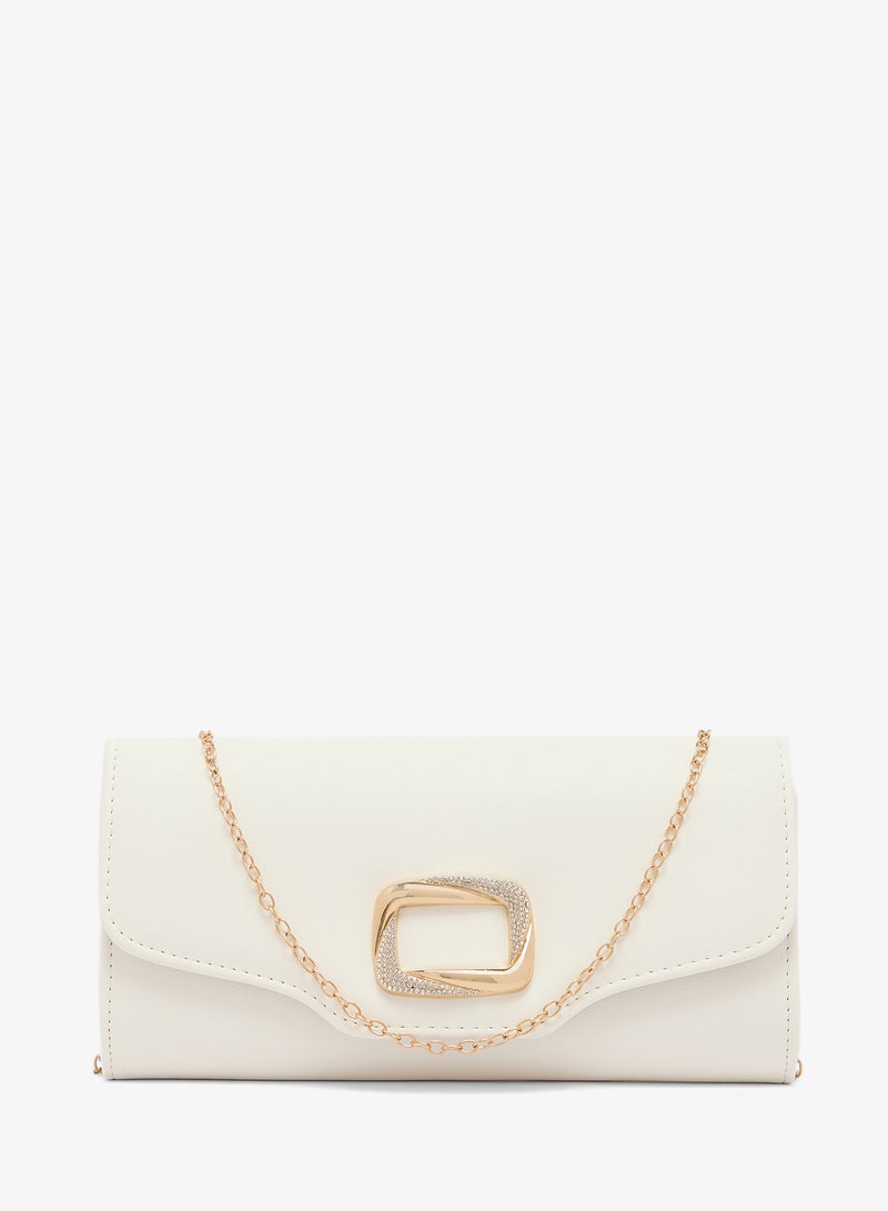 Ella Limited Edition Rectangle Clutch With Gold Accent - Image 1