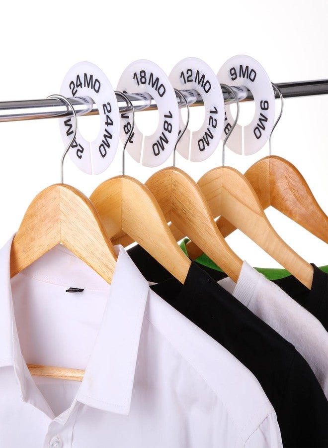Blulu 10 Pack Clothing Rack Size Dividers Round Hangers Dividers - Image 5