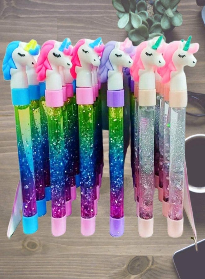 Unicorn Toy Water Glitter Gel Pen Beautiful Designer Pen Gel Pen Best Gift For Kids Best Return Gift For Students, Multicolor (2) - Image 5