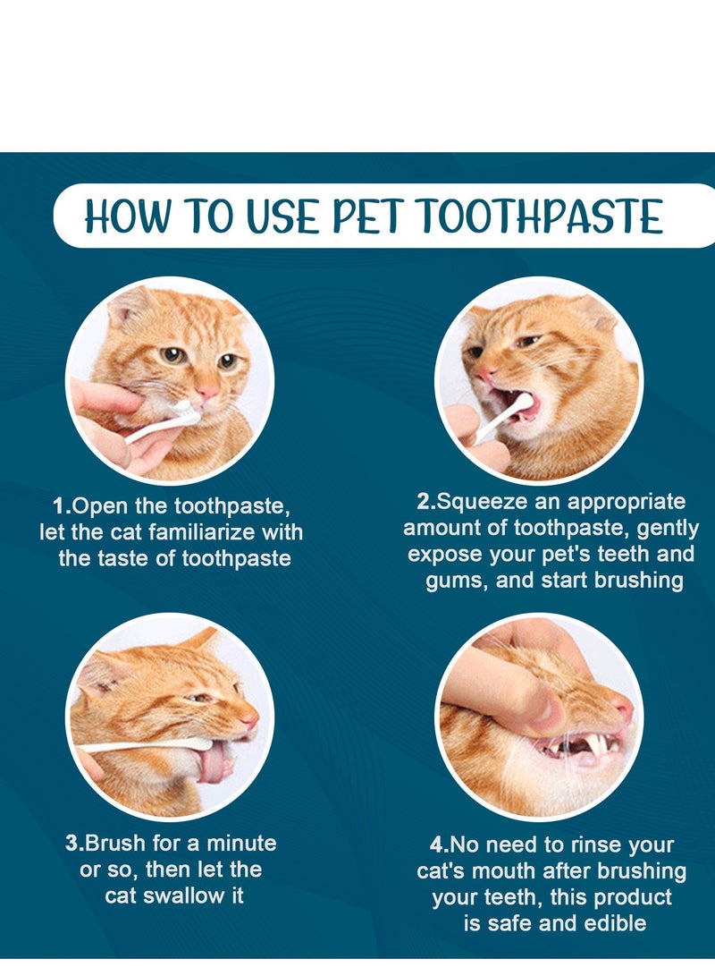 Cat And Dog Toothpaste Mint, Advanced Cat And Dog Dental Care Toothpaste, Safe Toothpaste For Dog Teeth Cleaning, Eliminates Bad Breath By Removing Plaque And Tartar Buildup - Image 5