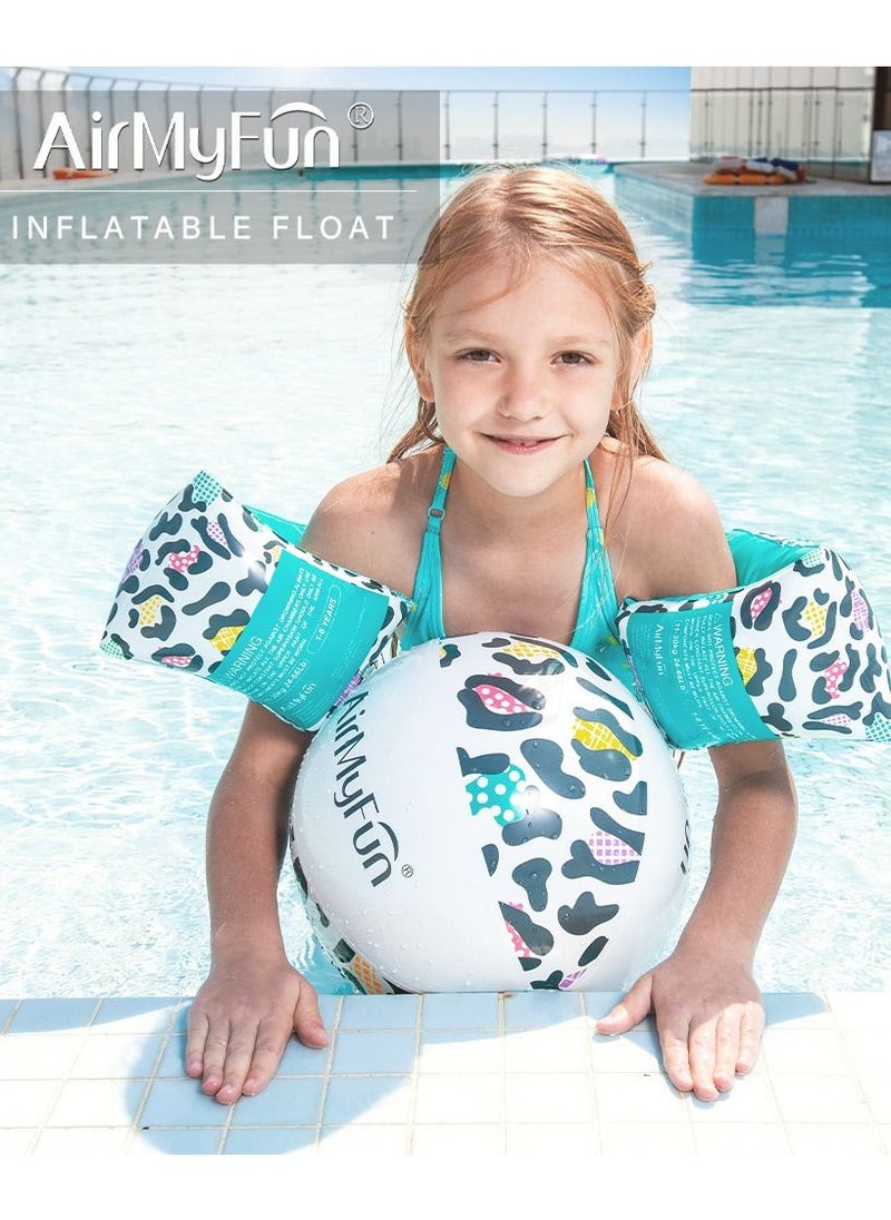 AirMyFun - Air My Fun LEOPARD BEACH BALL, Pack of 1 Piece - Image 1