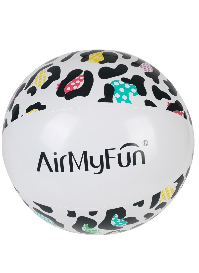 AirMyFun - Air My Fun LEOPARD BEACH BALL, Pack of 1 Piece - Image 1