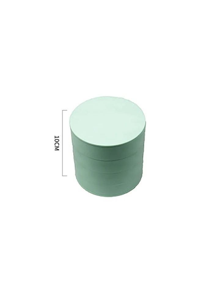 DARIYAH - 4-Layer Rotatable Jewelry Accessory Storage Tray with Lid for Rings Bracelets Storage Box Earring Holder Organizer J021 - Image 1
