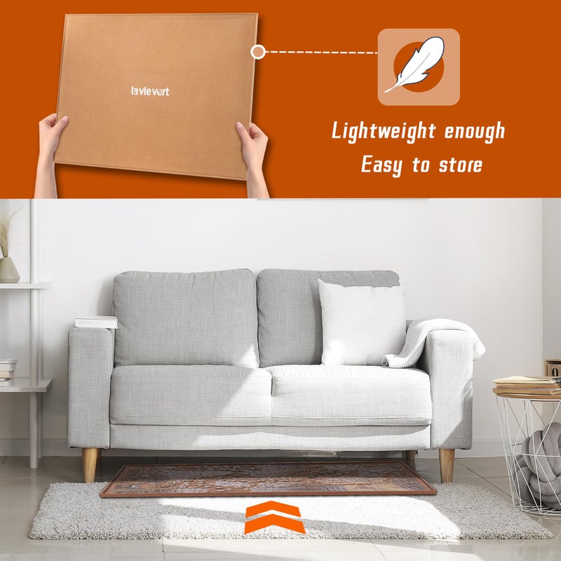 Lavievert Jigsaw Puzzle Board Portable Puzzle Saver for Puzzle Storage, Lightweight & Easy Transport, for 1500 Piece Jigsaws Puzzles (Khaki) - Image 5