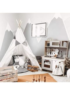 RollsTimi  Breathable Foldable Portable Pop Up Unique Design Teepee Play House Tent White,5.3x4.1x35.11cm  - Image 3
